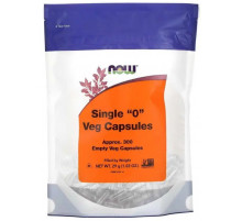 Порожні капсули "0" Now Foods  Single "0" Veg Capsules 300 порожніх вегетаріанських капсул
