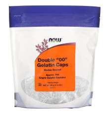 Порожні капсули "00" Now Foods Double "00" Gelatin Caps 750 порожніх жел капс