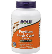 Подорожник (лушпиння із насіння) псилліум Now Foods Psyllium Husk 500 мг 200 капс