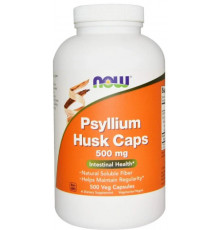 Подорожник (лушпиння із насіння) Now Foods Psyllium Husk 500 мг 500 вег капс