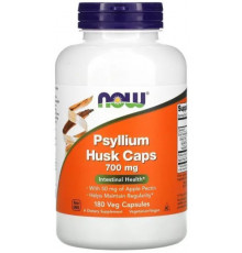 Подорожник псіліум Now Foods Psyllium Husk 700 мг 180 вег капсул