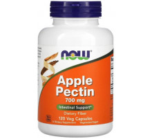 Яблочный пектин Now Foods Apple Pectin 700 мг 120 вег капсул