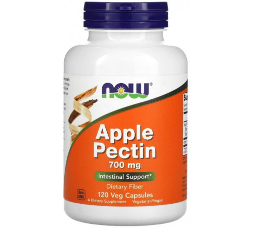 Яблучний пектин Now Foods Apple Pectin 700 мг 120 вег капсул