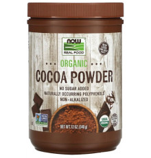 Порошок какао Now Foods Real Food Cocoa Powder 340 г