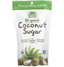 Кокосовый сахар Now Foods Coconut Sugar Real Food 454 грамм
