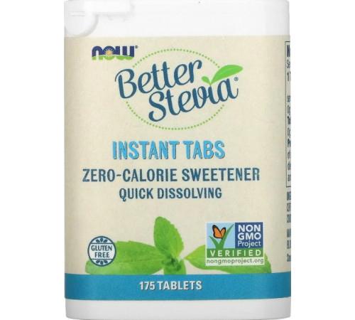 Стевія Now Foods Better Stevia 175 табл
