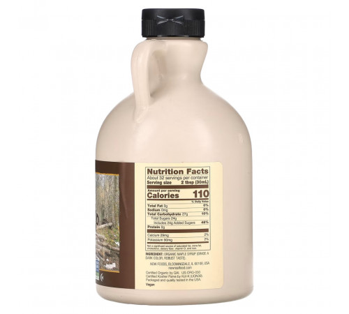 Кленовий сироп NOW Foods Real Maple Syrup сорт А 946 мл