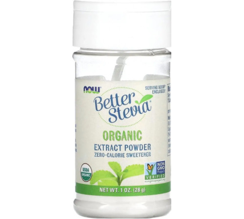 Стевія Now Foods Better Stevia 28 г