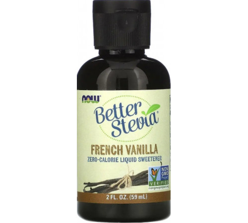 Стевия Now Foods Better Stevia 59 мл ваниль