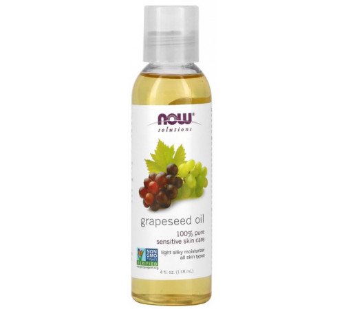Масло виноградних кісточок Now Foods Grapeseed Oil 118 мл