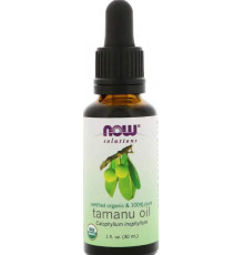 Олія таману Solutions Tamanu Oil Now Foods 30 мл