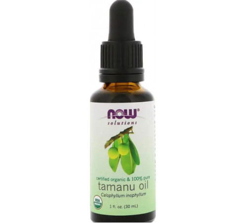 Олія таману Solutions Tamanu Oil Now Foods 30 мл