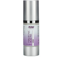 Крем нічний з гіалуроновою кислотою для зволоження шкіри Now Foods Solutions Hyaluronic Acid Creme 59 мл