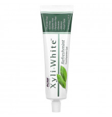 Зубна паста-гель з м'ятою Now Foods Toothpaste Gel 181 г