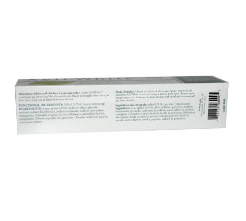 Зубна паста-гель з м'ятою Now Foods Toothpaste Gel 181 г