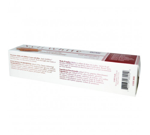 Зубна паста-гель з корицею Now Foods Toothpaste Gel Solutions 181 г