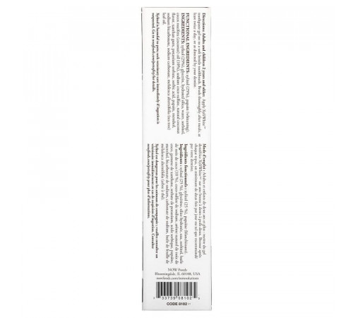 Зубна паста-гель з кокосовою олією Now Foods  Toothpaste Gelс 181 г