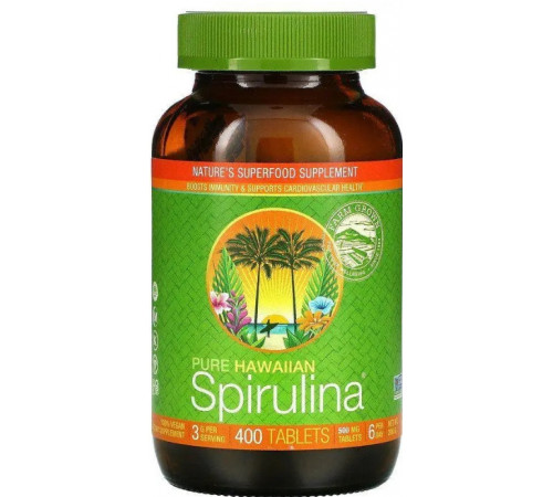 Спіруліна Nutrex Pure Hawaiian Spirulina 400 таб