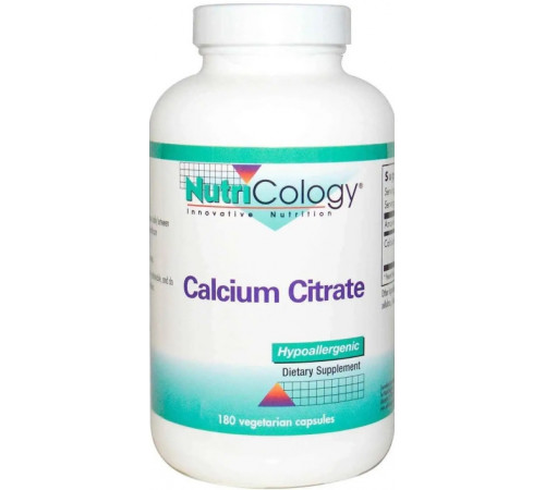 Цитрат кальция Nutricology Calcium Citrate 180 капс