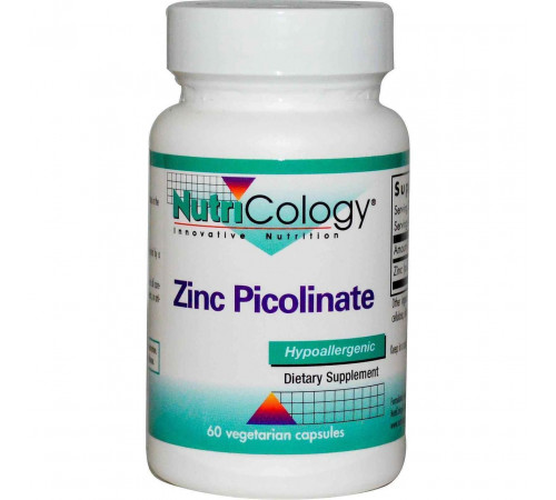 Цинк пиколинат Nutricology Zinc Picolinate 60 капс