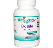 Экстракт бычьей желчи Nutricology Ox Bile 500 мг 100 капс