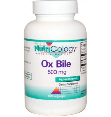 Екстракт бичачої жовчі Nutricology Ox Bile 500 мг 100 капс