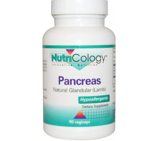 Підшлункова залоза (овеча) при проблемах із травленням Nutricology Pancreas 90 капс