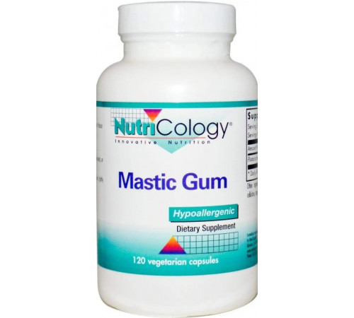 Смола мастикового дерева Nutricology Mastic Gum 120 вег капс