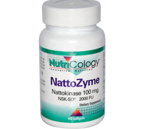 Наттокіназа Nutricology NattoZyme Nattokinase 100 мг 60 капс