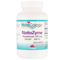 Наттокиназа Nutricology NattoZyme 180 гелевых капсул