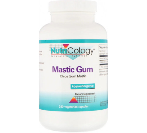 Смола мастикового дерева Nutricology Mastic Gum 240 вег капс