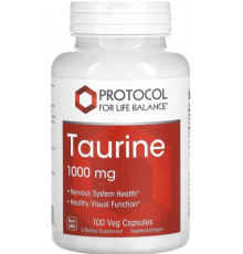 Таурін Protocol for Life Balance Taurine 1000 мг 100 вег капс