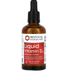 Масляний вітамін D3 Protocol for Life Balance Liquid Vitamin D3 400 МО 59 мл