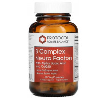 Комплекс витаминов группы В Protocol for Life Balance  B Complex Neuro Factors 60 вег капс