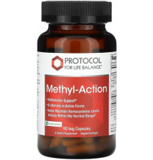 Активний В-комплекс для підтримки метилювання Protocol for Life Balance Methyl-Action 90 капс