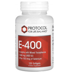 Вітамін Е Protocol for Life Balance E-400 120 капс