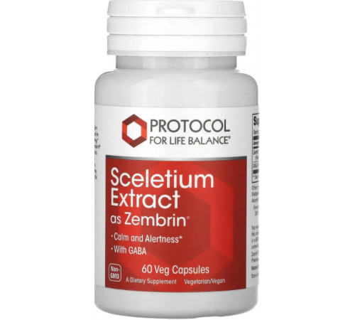 Канна заспокійливе Life Balance Sceletium Extract Protocol 60 раст капс