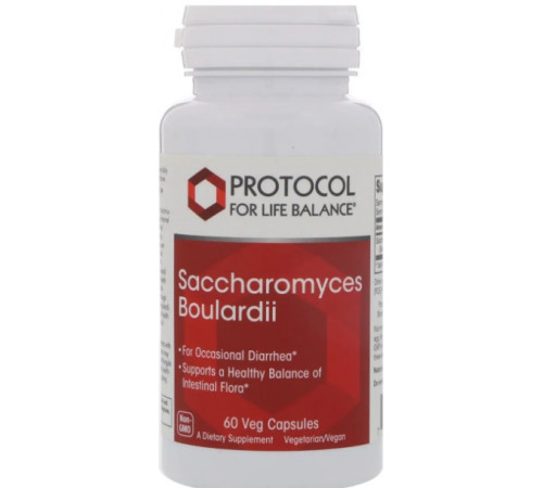 Сахароміцети буларді Protocol for Life Balance  Saccharomyces Boulardii 60 капс