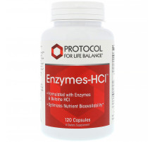Ферменты бетаин гидрохлорида Protocol for Life Balance Enzymes-HCI 120 капс