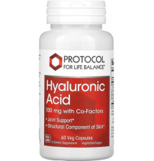 Гіалуронова кислота Protocol for Life Balance Hyaluronic Acid 100 мг 60 вег капс