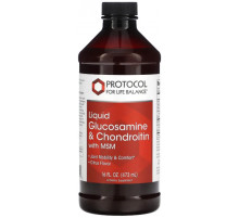 Глюкозамін і хондроїтин з МСM Protocol for Life Balance Liquid Glucosamine & Chondroitin with MSM 473 мл