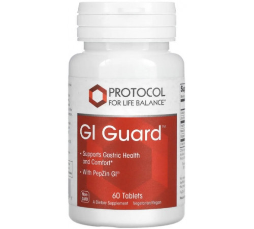 Поддержка кишечной микрофлоры Protocol for Life Balance GI Guard 60 таб
