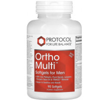Мультивітаміни для чоловіків Protocol for Life Balance Ortho Multi Softgels for Men 90 гел капс
