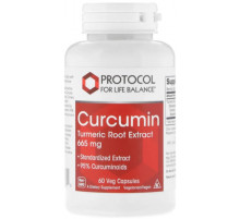 Куркумін (екстракт кореня куркуми) Protocol for Life Balance Curcumin Turmeric 665 мг 60 капс