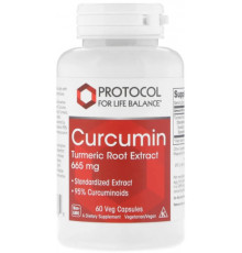 Куркумін (екстракт кореня куркуми) Protocol for Life Balance Curcumin Turmeric 665 мг 60 капс