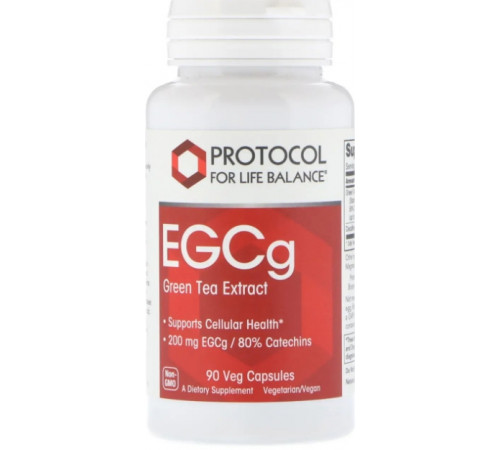 Екстракт зеленого чаю  Protocol for Life Balance EGCg Green Tea 200 мг 90 капс