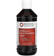 Чорна бузина Protocol for Life Balance Sambucus Black Elderberry Liquid 500 мг