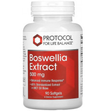Босвеллія Protocol for Life Balance Boswellia Extract 500 мг 90 гел капс