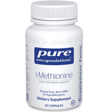 L-метіонін підтримка суглобів та печінки Pure Encapsulations l-Methionine 60 кап