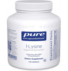L-лізин підтримка імунітету Pure Encapsulations l-Lysine 270 капс